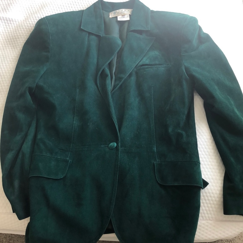 “Gucci Authentic Suede Vintage Blazer - Picture 2 of 7